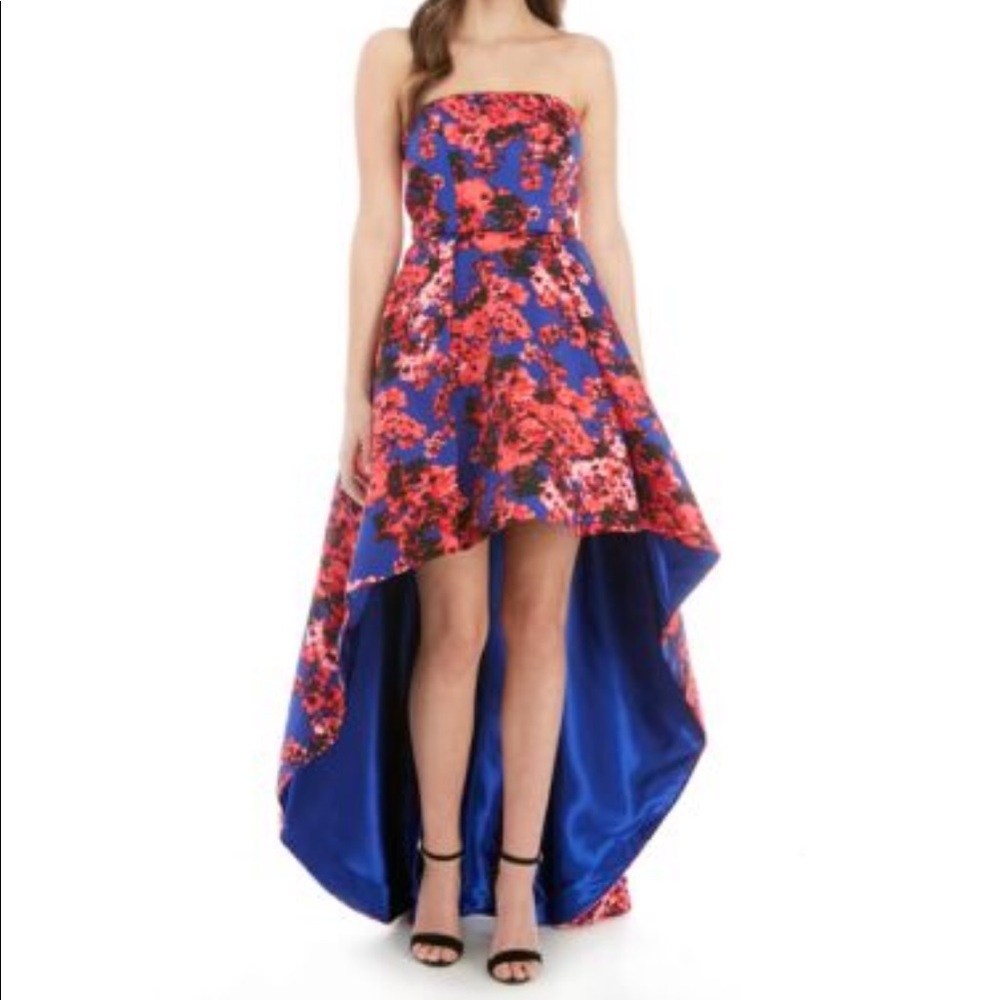 Long beautiful satin gown